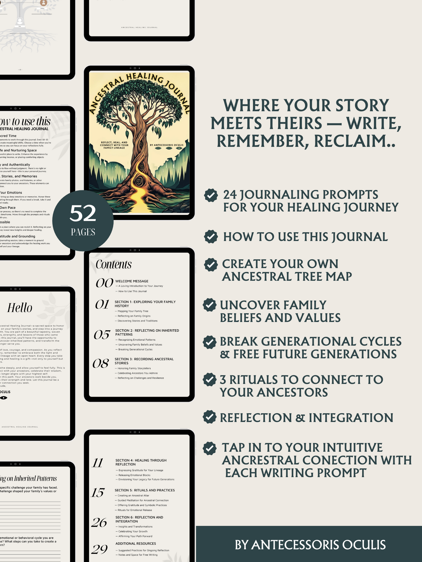 Ancestral Healing Journal
