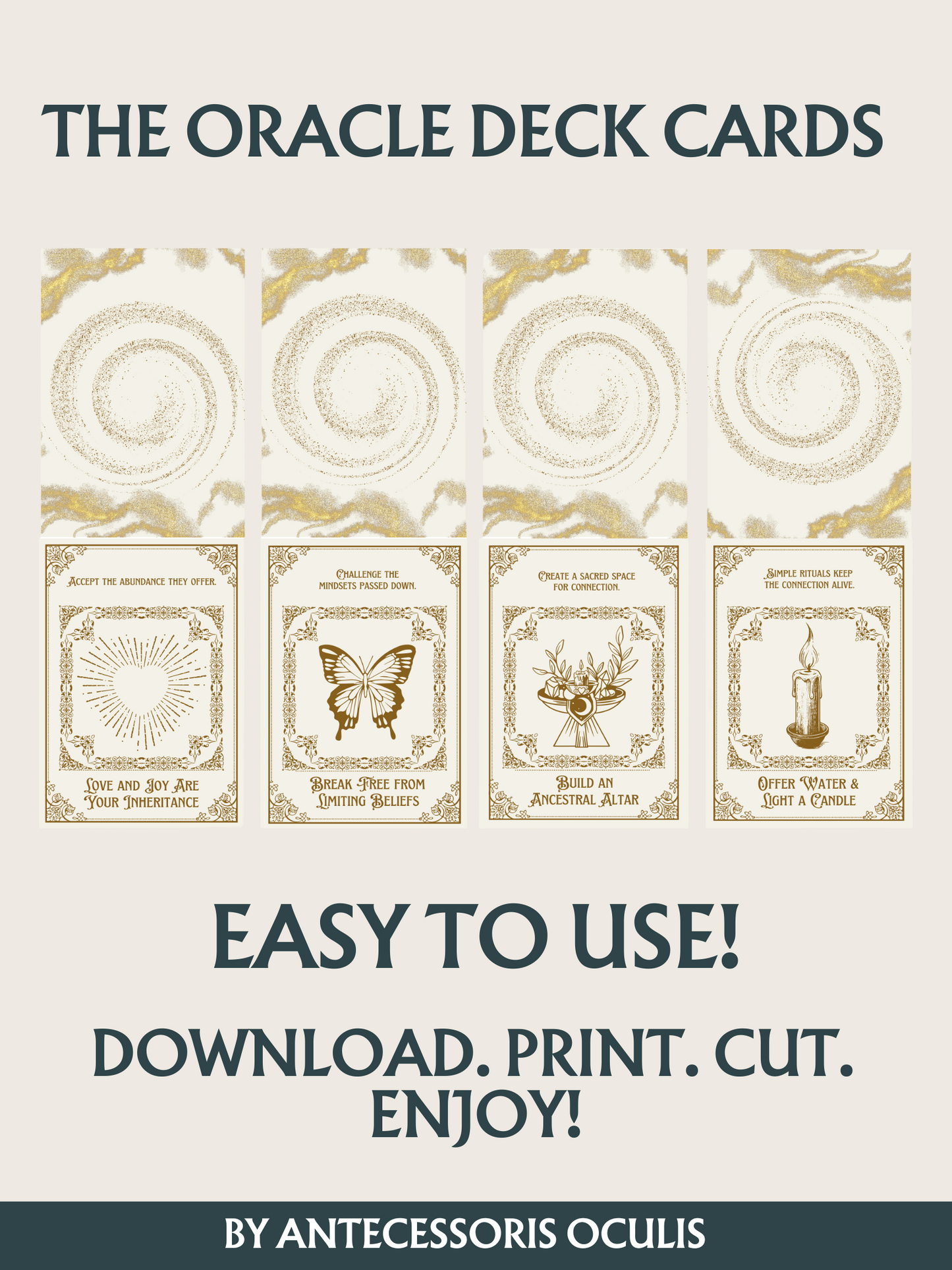 Wisdom of the Ancestors: A Sacred Oracle Deck for Ancestral Guidance